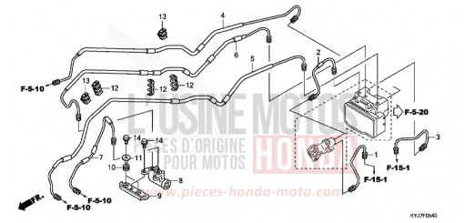 TUBO FRENO CBR250RAD di 2013